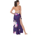 Fantasy-fat-unicorn-horse-pattern-fabric-design Maxi Chiffon Tie-Up Sarong View2