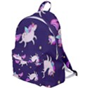 Fantasy-fat-unicorn-horse-pattern-fabric-design The Plain Backpack View1