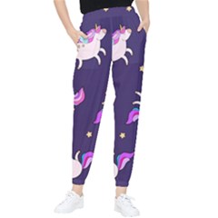 Fantasy-fat-unicorn-horse-pattern-fabric-design Tapered Pants by Jancukart