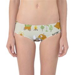 Seamless-pattern-vector-with-funny-boy-scout-scout-day-background Classic Bikini Bottoms by Jancukart