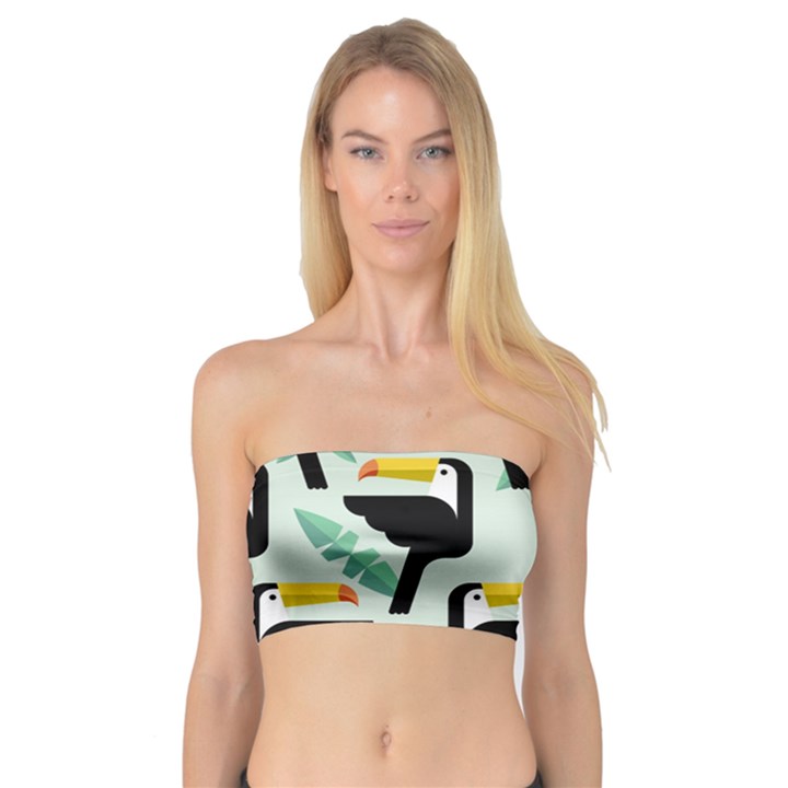 Seamless-tropical-pattern-with-birds Bandeau Top