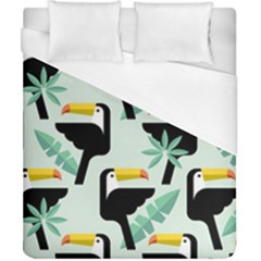 Seamless-tropical-pattern-with-birds Duvet Cover (california King Size) by Jancukart