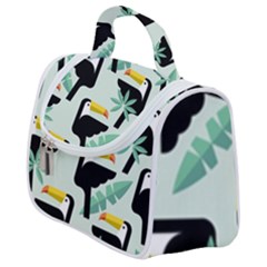 Seamless-tropical-pattern-with-birds Satchel Handbag