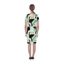 Seamless-tropical-pattern-with-birds Classic Short Sleeve Midi Dress View2