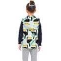 Seamless-tropical-pattern-with-birds Kids  Hooded Puffer Vest View2