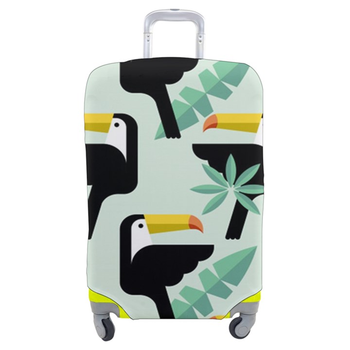 Seamless-tropical-pattern-with-birds Luggage Cover (Medium)