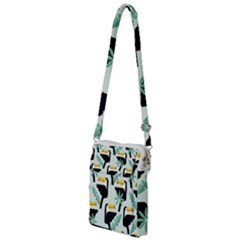 Seamless-tropical-pattern-with-birds Multi Function Travel Bag