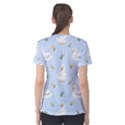 Duck-flower-seamless-pattern-background Women s Cotton Tee View2