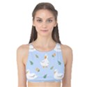 Duck-flower-seamless-pattern-background Tank Bikini Top View1