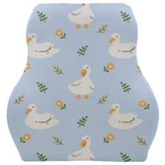 Duck-flower-seamless-pattern-background Car Seat Velour Cushion 