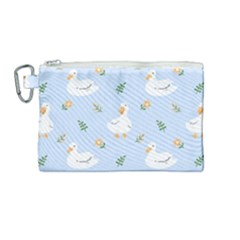 Duck-flower-seamless-pattern-background Canvas Cosmetic Bag (medium)