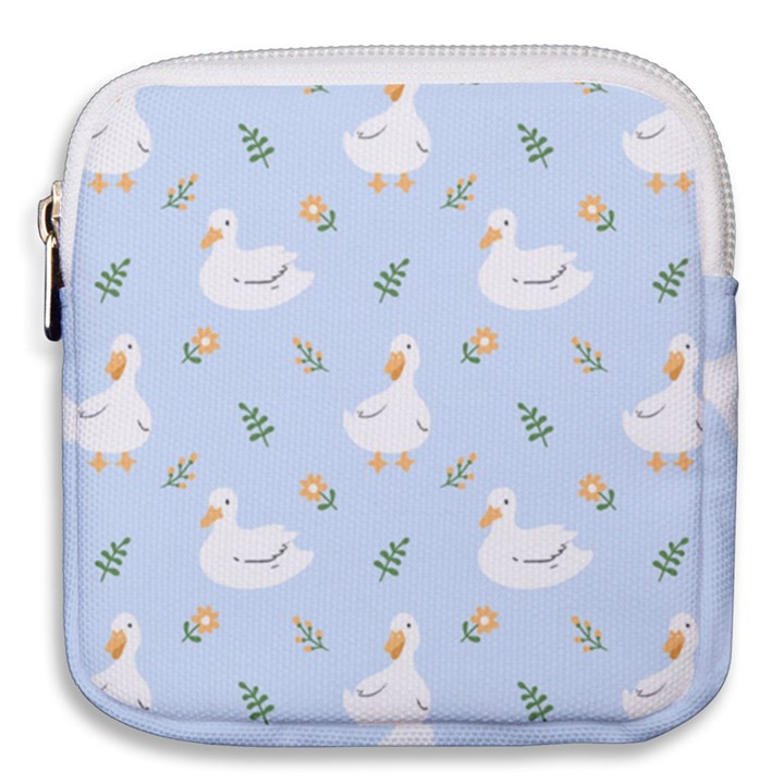 Duck-flower-seamless-pattern-background Mini Square Pouch