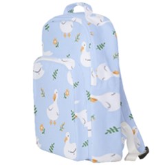 Duck-flower-seamless-pattern-background Double Compartment Backpack