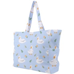 Duck-flower-seamless-pattern-background Simple Shoulder Bag