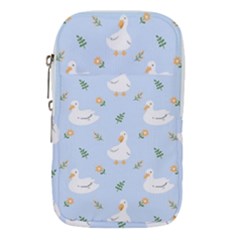 Duck-flower-seamless-pattern-background Waist Pouch (large)