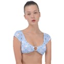 Duck-flower-seamless-pattern-background Cap Sleeve Ring Bikini Top View1