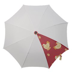 Cute-chicken-eggs-seamless-pattern Hook Handle Umbrellas (medium)