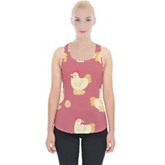 Cute-chicken-eggs-seamless-pattern Piece Up Tank Top by Jancukart