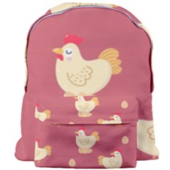 Cute-chicken-eggs-seamless-pattern Giant Full Print Backpack