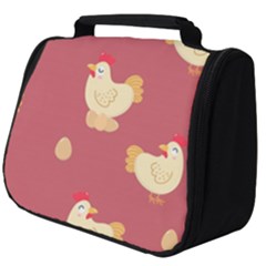 Cute-chicken-eggs-seamless-pattern Full Print Travel Pouch (big) by Jancukart