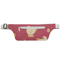 Cute-chicken-eggs-seamless-pattern Active Waist Bag