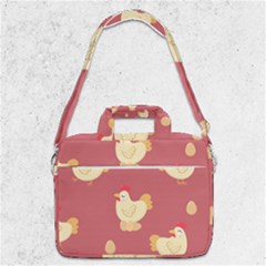 Cute-chicken-eggs-seamless-pattern Macbook Pro Shoulder Laptop Bag 