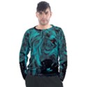 Angry Male Lion Predator Carnivore Men s Long Sleeve Raglan Tee View1