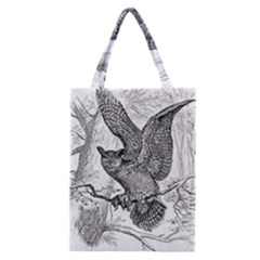 Owl-animals-wild-jungle-nature Classic Tote Bag