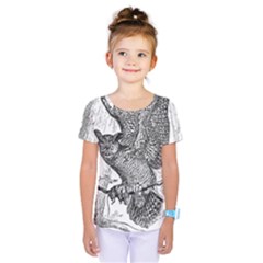 Owl-animals-wild-jungle-nature Kids  One Piece Tee