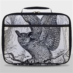 Owl-animals-wild-jungle-nature Full Print Lunch Bag