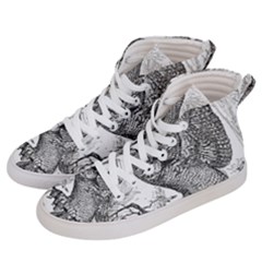 Owl-animals-wild-jungle-nature Men s Hi-top Skate Sneakers