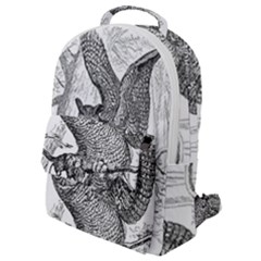 Owl-animals-wild-jungle-nature Flap Pocket Backpack (small)