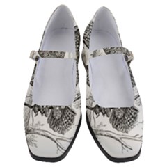 Owl-animals-wild-jungle-nature Women s Mary Jane Shoes