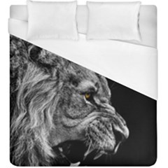 Angry Male Lion Duvet Cover (king Size)