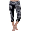 Angry Male Lion Capri Yoga Leggings View1