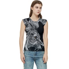 Angry Male Lion Women s Raglan Cap Sleeve Tee by Jancukart