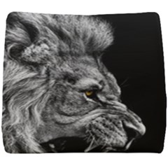 Angry Male Lion Seat Cushion