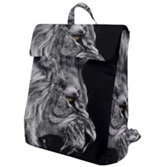 Angry Male Lion Flap Top Backpack by Jancukart