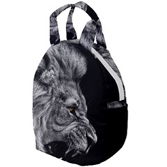 Angry Male Lion Travel Backpacks by Jancukart