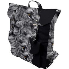 Angry Male Lion Buckle Up Backpack by Jancukart