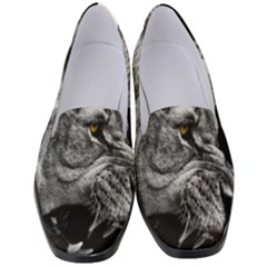 Angry Male Lion Women s Classic Loafer Heels by Jancukart