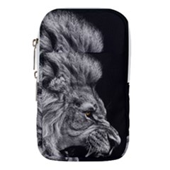 Angry Male Lion Waist Pouch (large) by Jancukart