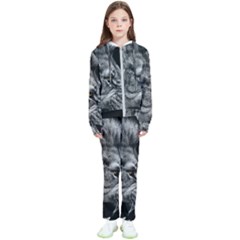 Angry Male Lion Kids  Tracksuit