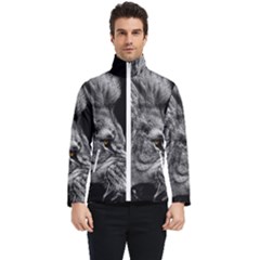 Angry Male Lion Men s Bomber Jacket