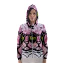 Black-cat-head Women s Hooded Windbreaker View1