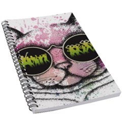 Black-cat-head 5 5  X 8 5  Notebook