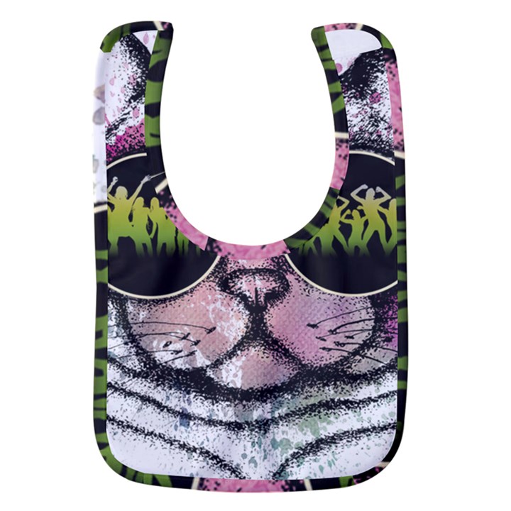 Black-cat-head Baby Bib