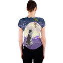 Cat-kitty-mouse-mice-escape-trick Crew Neck Crop Top View2