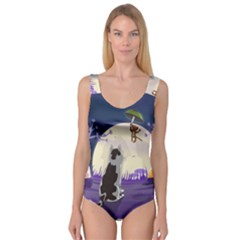 Cat-kitty-mouse-mice-escape-trick Princess Tank Leotard 