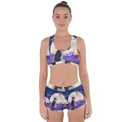 Cat-kitty-mouse-mice-escape-trick Racerback Boyleg Bikini Set